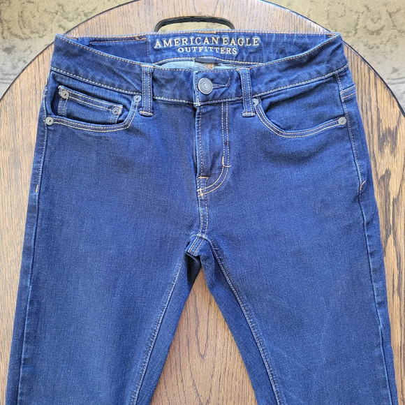 American Eagle Flex4 360 Skinny Dark Wash Jeans Size Men's 26x30 - Picture 2 of 10